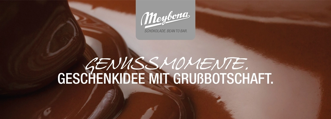 Meybona Vollmilch Schokolade Grußkartenersetzer