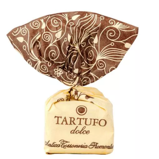 Antica Torroneria Piemontese Schokoladen-Trüffel Tartufo dolce nero (dunkel) ~ 14g