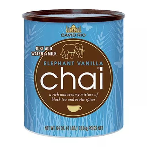 David Rio Chai Foodservice Elephant Vanilla ~ 1,814 kg Dose