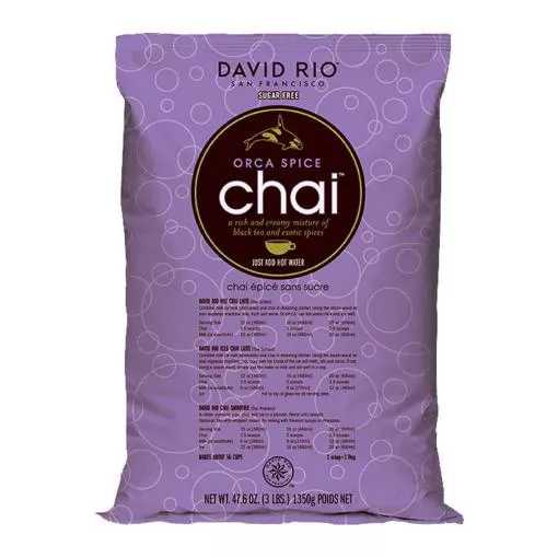 David Rio Chai Foodservice Orca Spice zuckerfrei ~ 1,350 kg Beutel