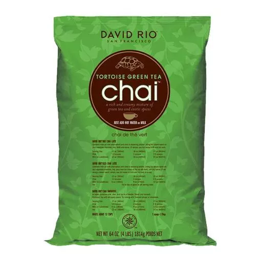 David Rio Chai Foodservice Tortoise Green Tea ~ 1,814 kg Beutel