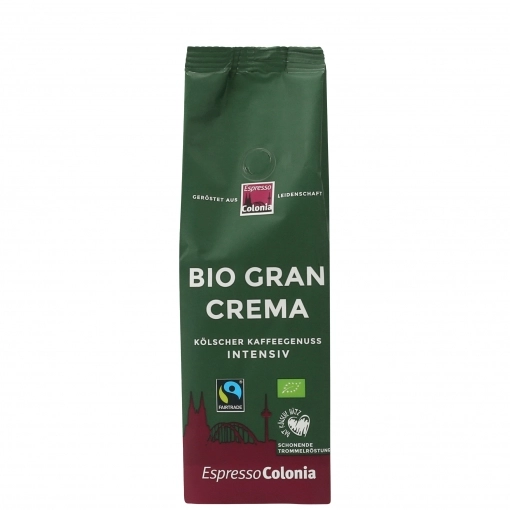 Espresso Colonia - Bio & Fairtrade Gran Crema ganze Bohnen 250g