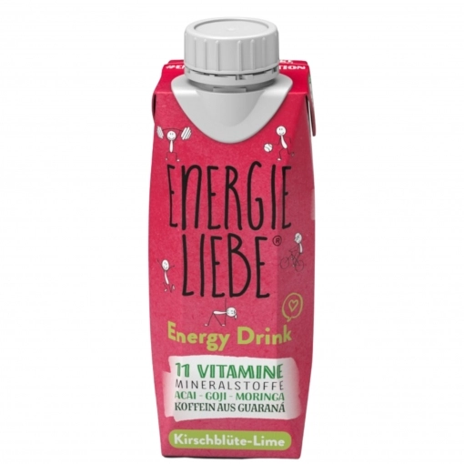 Energieliebe Functional Energydrinks Kirschblüte Lime ~ 250 ml im Tetrapak