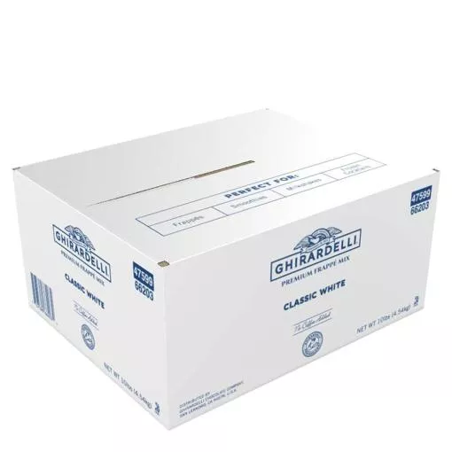 Ghirardelli Frappé Classico White Chocolate Nachfüllpack ~ 4,54 Kg Karton