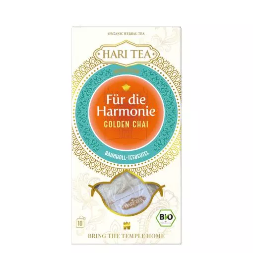 Hari Tea BIO Golden Chai - Für die Harmonie ~ 10 x 2 g in der Box