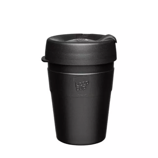 Keep Cup Coffee to go Thermo Mehrwegbecher Black ~ 1 Becher mit Deckel 12oz