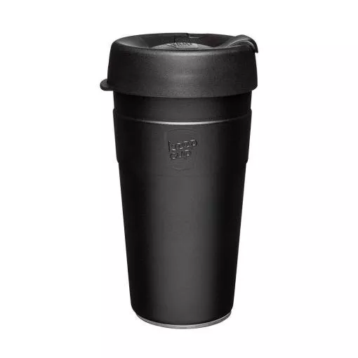 Keep Cup Coffee to go Thermo Mehrwegbecher Black ~ 1 Becher mit Deckel 16oz