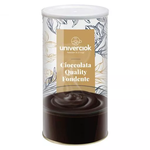 Le Calde Dolcezze Trinkschokolade Cioc Noir dunkle Schokolade ~ 900g Dose