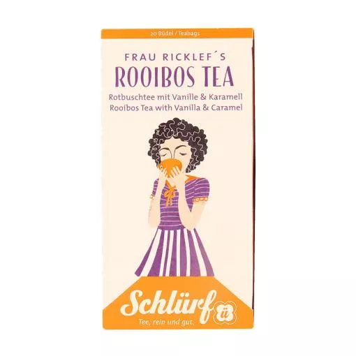 Schlürf Büdel Organic Frau Ricklefs Rooibos Tea ~ 1 Box a 20 Beutel
