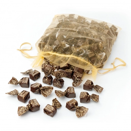 Antica Torroneria Gustone Schokoladentrüffel Großgebinde Tartufini dolci fondente 70% e fave di cacao (Kakaobohnen) ~ 1kg