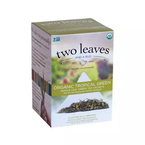 two leaves and a bud Tropical Sencha Grüner Tee ~ 1 Box a 15 Beutel